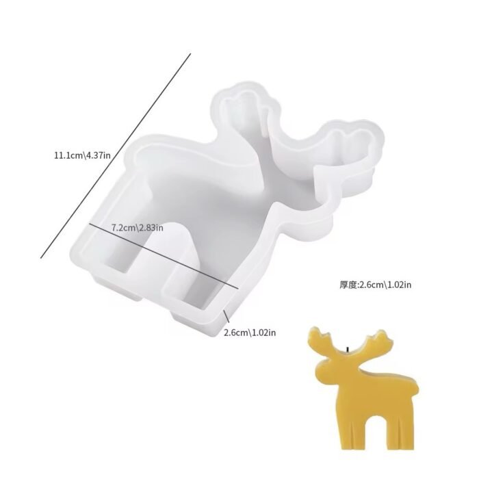 ⁦قالب سيليكون شمعة الغزال⁩ - الصورة ⁦3⁩