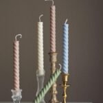 شمعدان أكريلك مجدول