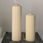 عمود أكريلك اسطواني مخطط 27 سم