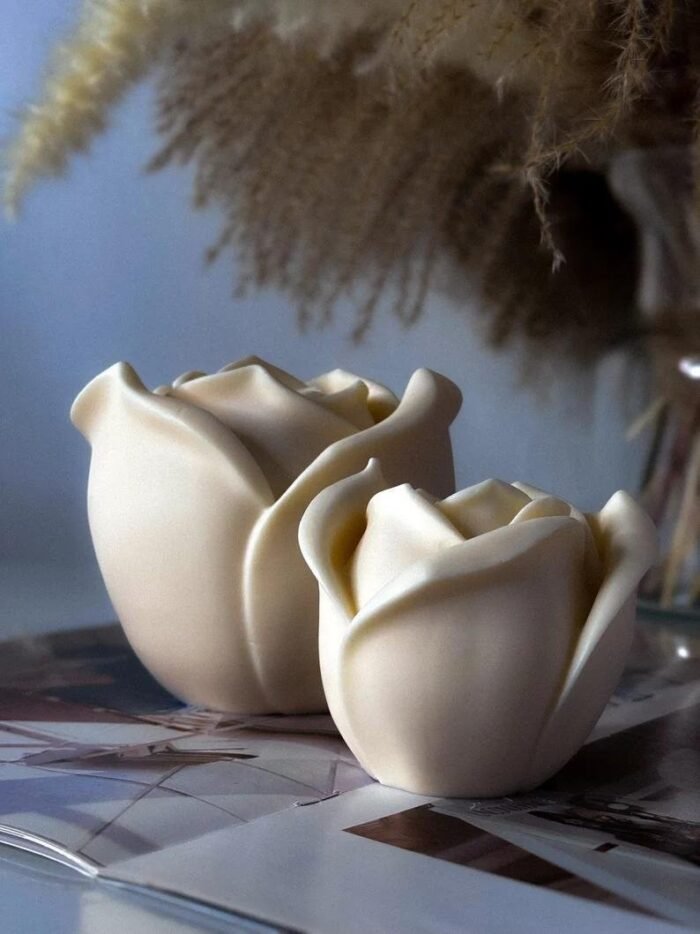 ⁦قالب سليكون الوردة الجورية - الضخمة⁩ - الصورة ⁦3⁩