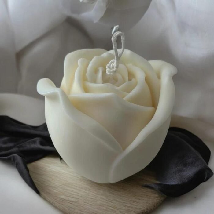 ⁦قالب سليكون الوردة الجورية - الضخمة⁩ - الصورة ⁦2⁩