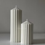 عمود أكريلك اسطواني مخطط 22 سم