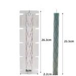 ⁦قالب أكريلك دائري مجدول⁩ - الصورة ⁦3⁩