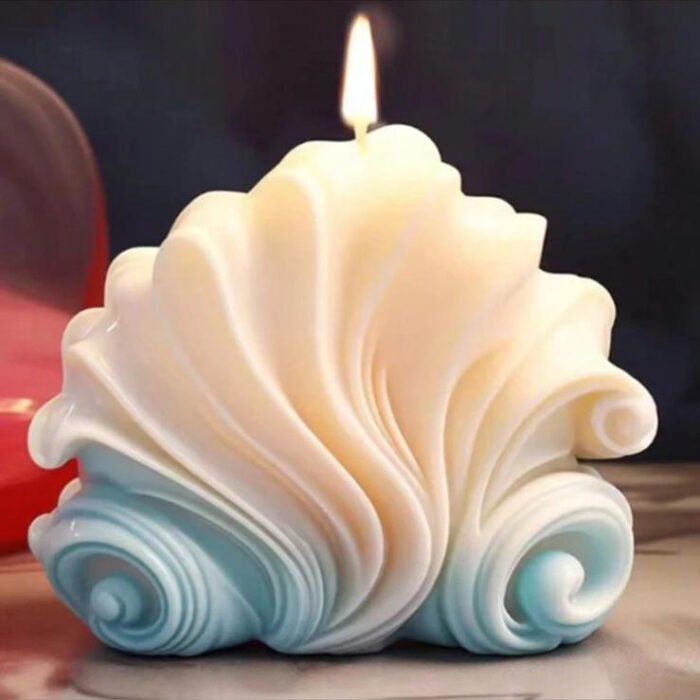 ⁦قالب سليكون الصدفة المموجة⁩ - الصورة ⁦3⁩