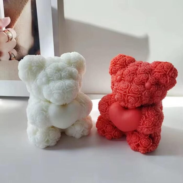 ⁦قالب سليكون دبدوب الورد⁩ - الصورة ⁦2⁩