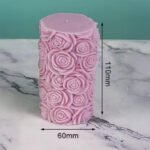 ⁦قالب سليكون دائري ورد جوري⁩ - الصورة ⁦4⁩
