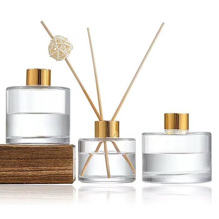 ⁦علب معطر اعواد دائراي مع غطاء ذهبي- 60 مل⁩ - الصورة ⁦2⁩