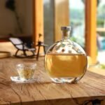 علب معطر اعواد شبه دائري 100 مل  - مع غطاء ضغط ذهبي