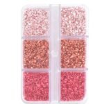 مجموعة احجار الكرستال غير المنتظمة 6 الوان - تصنيف 2