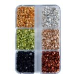 مجموعة احجار الكرستال غير المنتظمة 6 الوان - تصنيف 3