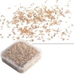 صندوق احجار الكرستال لون جولد روز - 80 غرام