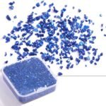 صندوق احجار الكرستال لون ازرق - 80 غرام