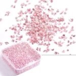 صندوق احجار الكرستال لون روز  - 80 غرام