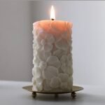 قالب سليكون دائري ورد الزعفران