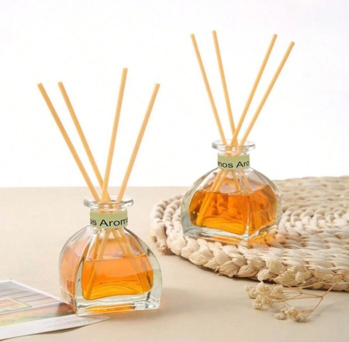 ⁦علب معطر اعواد مربع 150 مل - مع غطاء ضغط اسود⁩ - الصورة ⁦2⁩