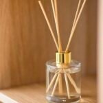 علب معطر اعواد دائراي مع غطاء ذهبي- 60 مل