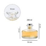 ⁦علب معطر اعواد عنق قصير شفاف - 200 مل⁩ - الصورة ⁦2⁩