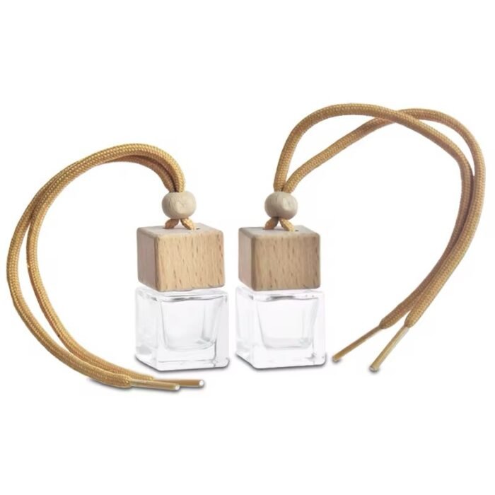 ⁦علب معطر سيارات مع غطاء خشبي - 10 مل⁩ - الصورة ⁦2⁩