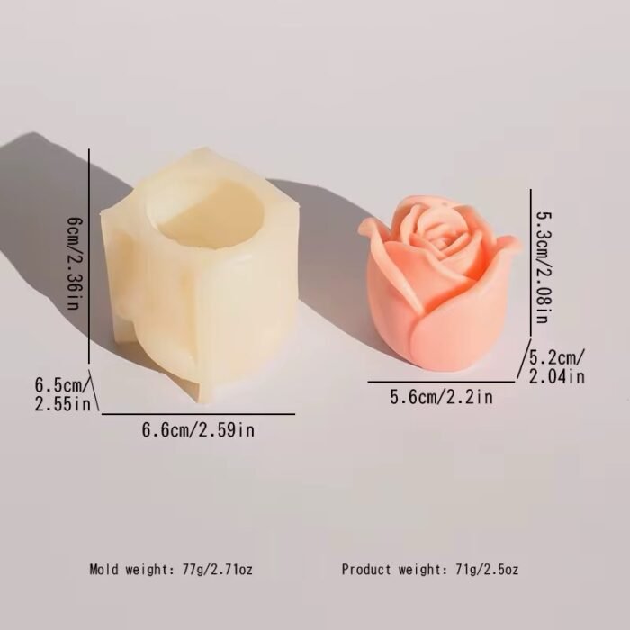 ⁦قالب سليكون الوردة الجورية- صغير⁩ - الصورة ⁦2⁩