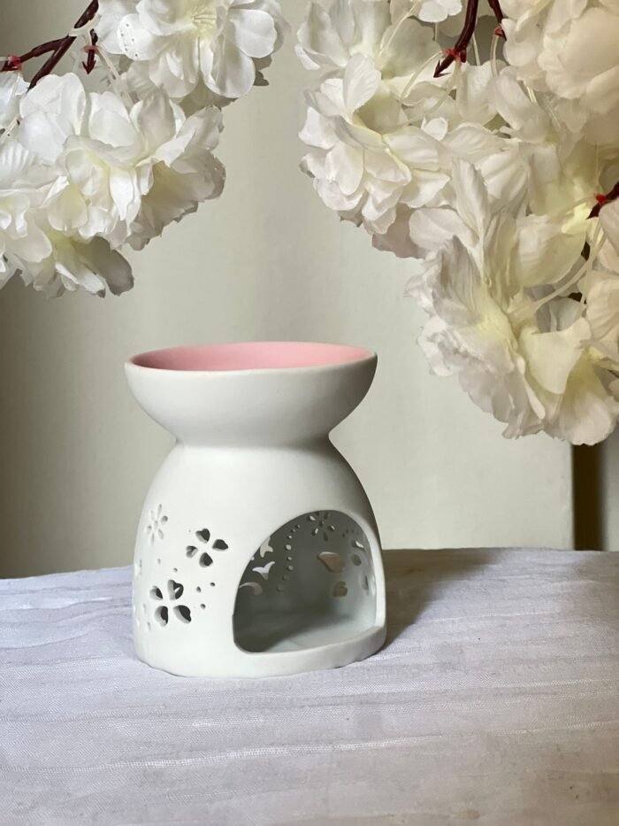 ⁦مبخرة سيراميك - زهري⁩ - الصورة ⁦3⁩