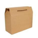 ⁦صندوق هدايا شكل حقيبة- لون بني - 5 قطع⁩ - الصورة ⁦5⁩