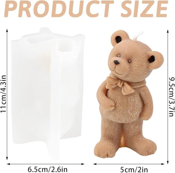 ⁦قالب سيليكون دبدوب أنيق⁩ - الصورة ⁦3⁩