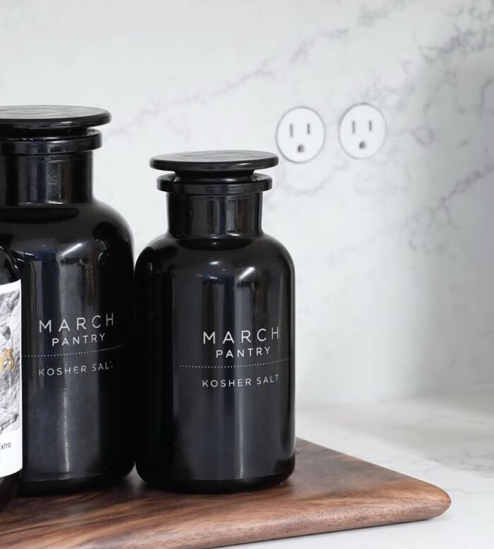 ⁦زجاجة معطر أعواد دائرية لون اسود مع غطاء زجاج - 500 مل⁩ - الصورة ⁦3⁩