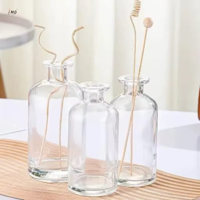 ⁦علب معطر اعواد شفاف مع عنق -500 مل⁩ - الصورة ⁦3⁩