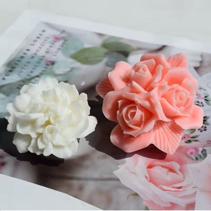 ⁦قالب سليكون الوردات الجورية الثلاثة⁩ - الصورة ⁦3⁩