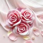 قالب سليكون الوردات الجورية الثلاثة