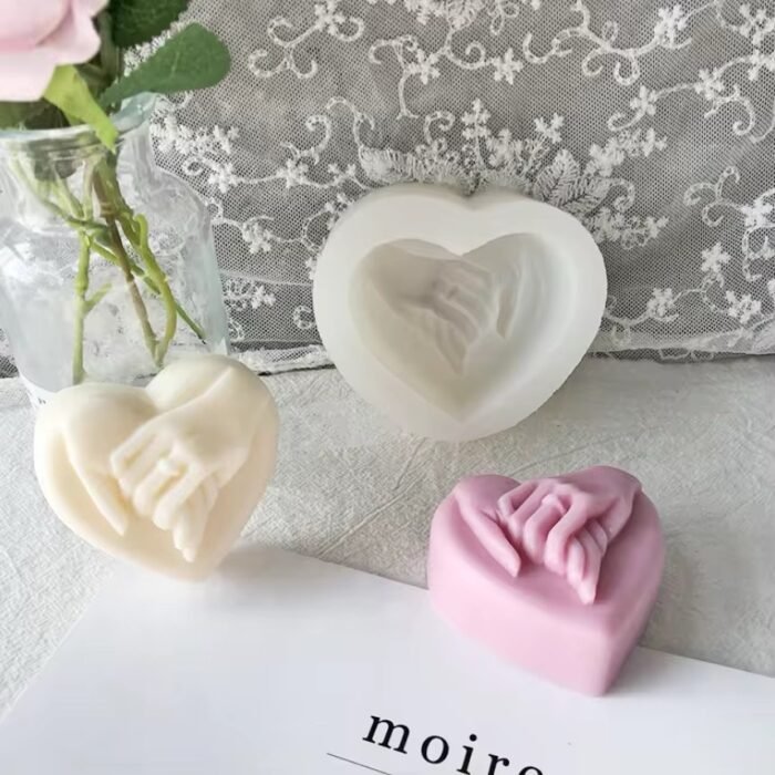 ⁦قالب سليكون محبس الزواج مع قلب⁩ - الصورة ⁦2⁩
