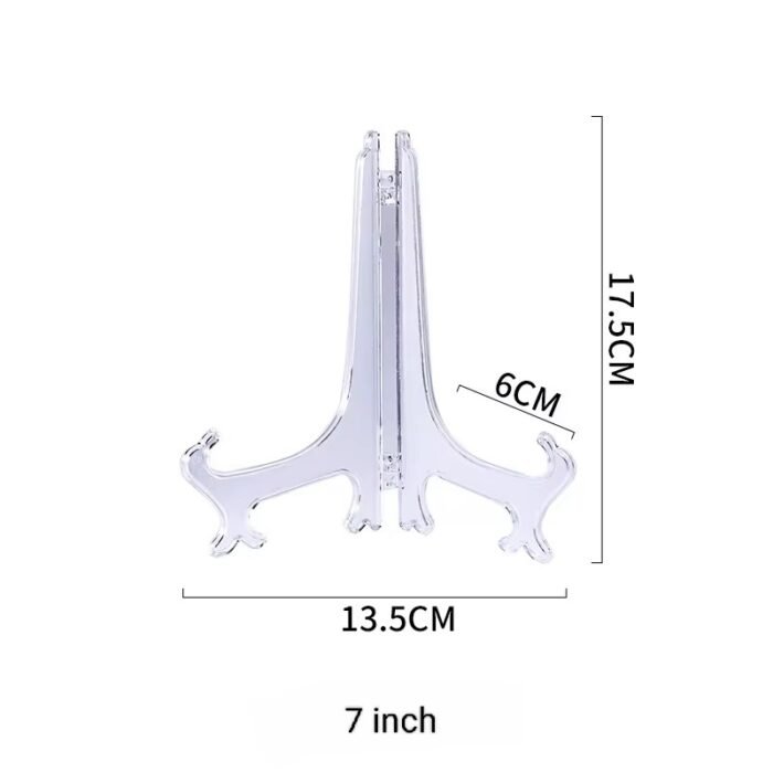 ⁦ستاند اكريلك شفاف- 17.5 سم⁩ - الصورة ⁦2⁩