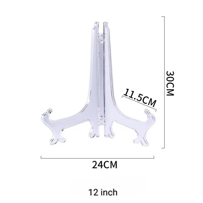 ⁦ستاند اكريلك شفاف- 30 سم⁩ - الصورة ⁦2⁩