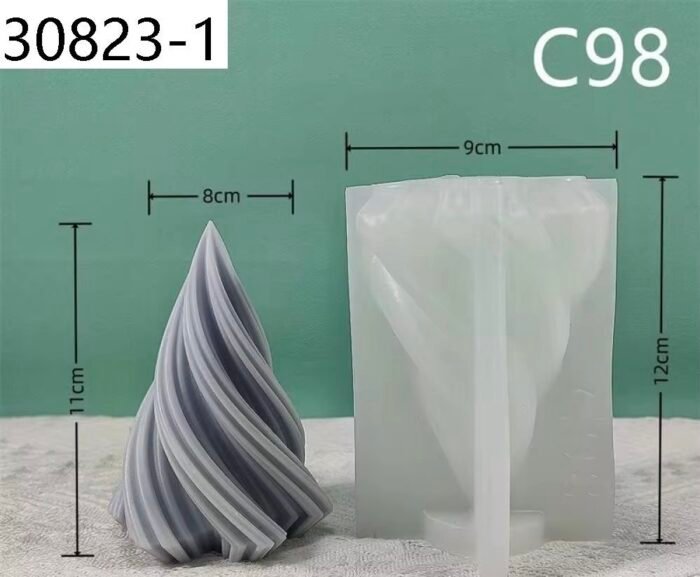 ⁦قلب سليكون شجرة الدوامة - وسط⁩ - الصورة ⁦4⁩