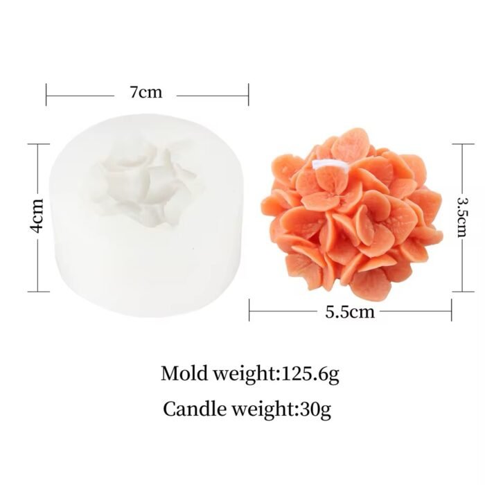 ⁦قالب سليكون زهرة القرنفل⁩ - الصورة ⁦3⁩