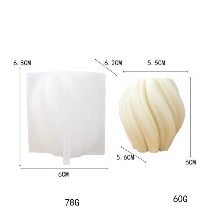 ⁦قالب سليكون دوامة - صغير⁩ - الصورة ⁦2⁩