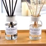 زجاجة معطر اعواد دائري شفاف مع غطاء زجاج - 500 مل