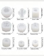 ⁦مجموعة قوالب الصبار والزهور - 10 قطع⁩ - الصورة ⁦3⁩