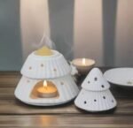 ⁦مبخرة سيراميك - شجرة الشتاء⁩ - الصورة ⁦2⁩