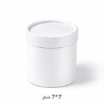 صندوق ورد  mini- ابيض 7*7 سم