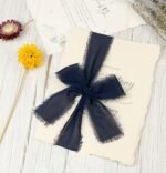 ⁦شريط هدايا  انيق - لون كحلي⁩ - الصورة ⁦2⁩