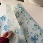 ورق زبدة انيق 22 قطعة - زهرة الليلي ازرق