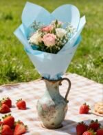 ⁦ورق زبدة للتغليف 22 قطعة - ازرق⁩ - الصورة ⁦3⁩