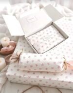 ورق زبدة انيق 22 قطعة - ابيض مع ببيونات