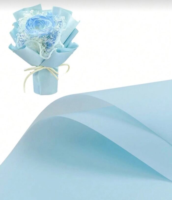 ⁦ورق زبدة للتغليف 22 قطعة - ازرق⁩ - الصورة ⁦2⁩