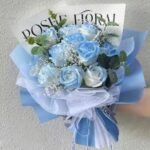 ورق زبدة للتغليف 22 قطعة - ازرق