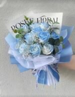 ورق زبدة للتغليف 22 قطعة - ازرق