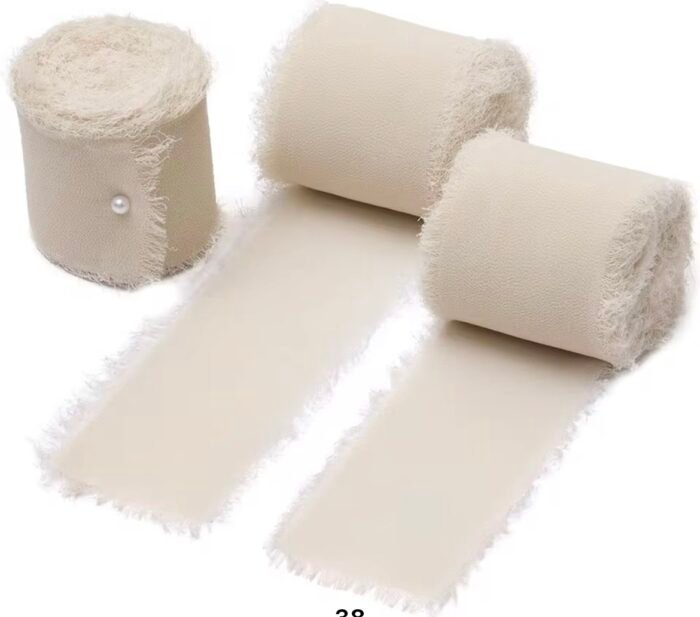 ⁦شريط هدايا انيق - بيج⁩ - الصورة ⁦2⁩