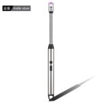 ولعة إلكترونية متحركة - لون فضي