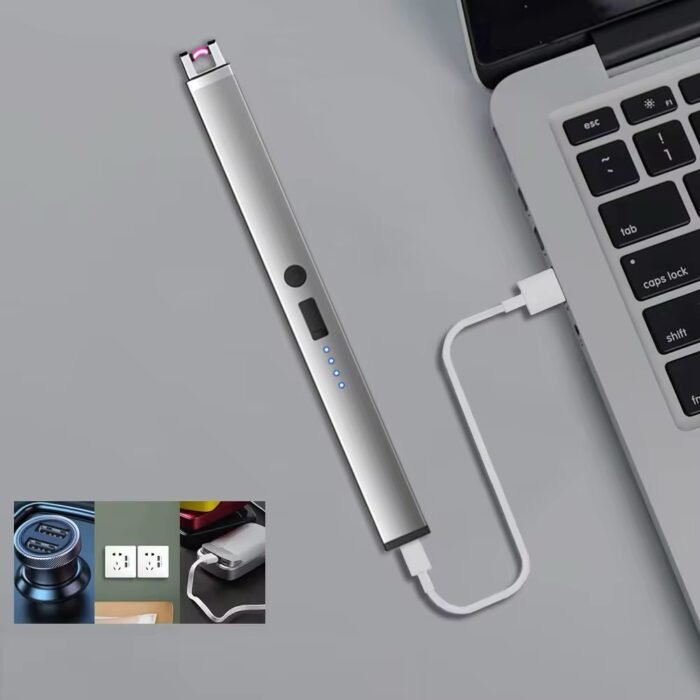 ⁦ولعة إلكترونية فاخرة- لون اسود⁩ - الصورة ⁦4⁩